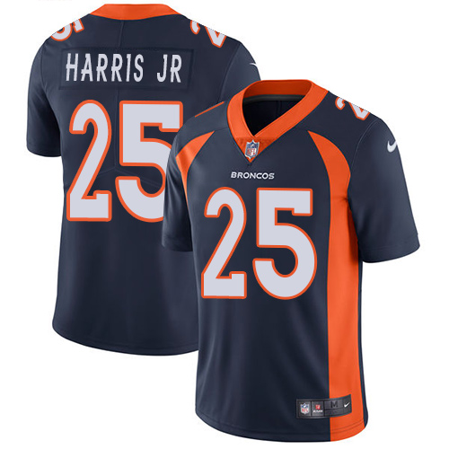 Nike Broncos #25 Chris Harris Jr Blue Alternate Youth Stitched NFL Vapor Untouchable Limited Jersey - Click Image to Close